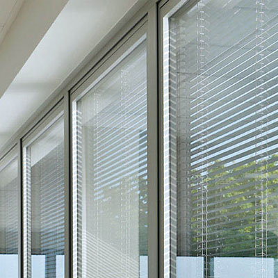 雙手柄磁控中空玻璃百葉